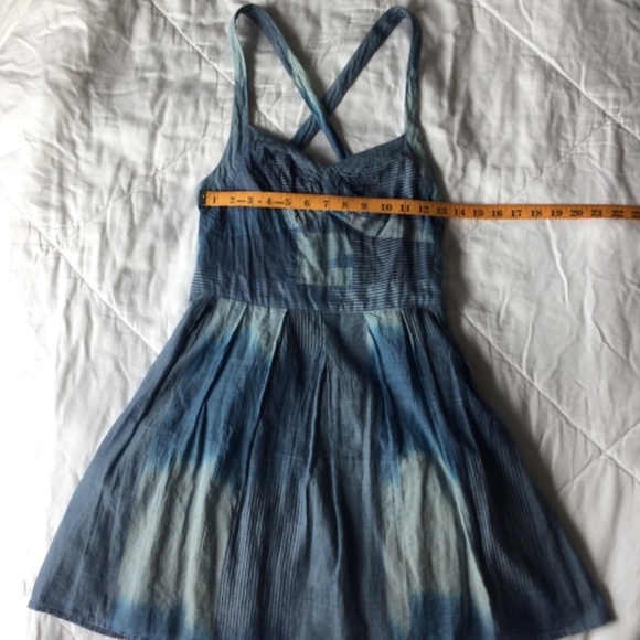 Urban Outfitters Staring at Stars Hazy Blue Pin Up Dress - Picture 14 of 16